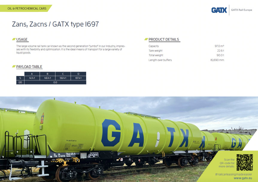 GATX Rail Europe Introducing QR Codes and Enhanced Factsheets